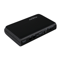 SKE Mini UPS 9000mah 10000mah POE15 V 24V Lithium Iron Phosphate DC UPS LiFePO4 UPS 9V 12V 24V untuk Router Wifi Kamera CCTV