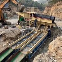 Planta Móvil de Lavado de Oro Aluvial, Trommel de Oro Directo de Fábrica con Precio Competitivo para Proyectos de Oro a Mediana Escala en África