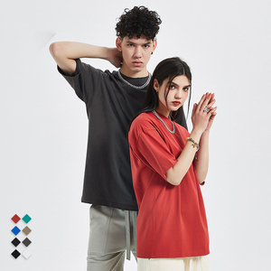 Men's_oversize Grinding Edge Street Drop Shoulder Loose T-shirt_Men's Cotton Men's Short Sleeve t Shirt - Product Image 3
