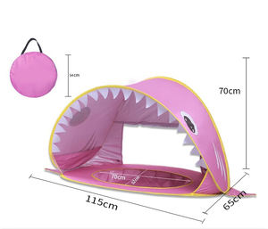 Portable UPF 50 + UV protégé pare-soleil rose plage abris soleil bébé <span class=keywords><strong>tente</strong></span> de plage <span class=keywords><strong>Mini</strong></span> intérieur extérieur <span class=keywords><strong>tente</strong></span> de jeu <span class=keywords><strong>pour</strong></span> piscine - Product Image 6