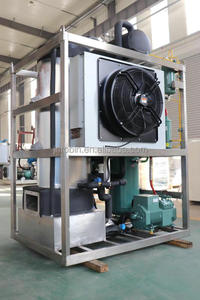 Machine à glace en tube de 1 tonne Machine à glaçons Structure complète Usine de production de glace comestible industrielle - Product Image 2