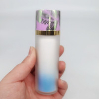 Impression personnalisée bouteille en plastique de couleur rose brillant/mat bouteille cosmétique pour bouteilles de pulvérisation de brouillard conteneurs et emballage
