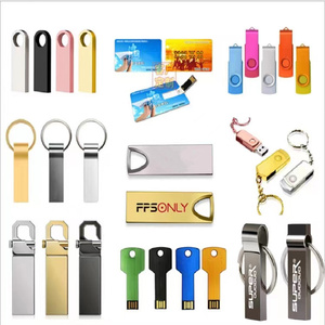 卸売小型ギフトペンドライブ8GB16GBメタルキーUSBフラッシュドライブ32GB64GBメモリスティック刻印カスタマイズロゴ付き - Product Image 2