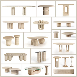 Mesa de Centro de Diseño Moderno, Hecha a Medida, de Mármol Natural de Alta Gama, Ligeramente Lujosa, <span class=keywords><strong>para</strong></span> la Sala de Estar - Product Image 6