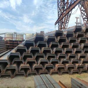 Penjualan Panas Struktur Baja Pelindung Q235 Lembaran Baja Tiang Pancang untuk Konstruksi Tiang Pancang Baja Bentuk <span class=keywords><strong>C</strong></span> - Product Image 3