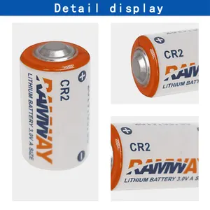 Factory Direct Sales CR2 3v Lithium Batteries 850mah Lithium Primary Batteries RAMWAY Lithium Battery