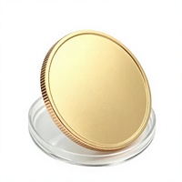 Pièces vierges en cuivre 999, en or et en argent, de 40 mm, 50 mm et 45 mm, et pièces vierges en laiton pour gravure laser