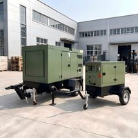 Generador Diésel Tipo Remolque OEM de 20kw, 30KW, 40KW, 50KW, Motor Cummins, Calidad Confiable, Precio Económico