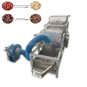 Erdnuss-Halbkorn-Schälmaschine Dry Peanut Red Skin Peeler Halb trenn maschine für geröstete Erdnüsse