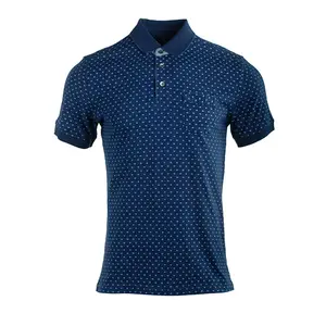 Custom Short Sleeve Slim Fitted 100% Cotton Men Polo Tshirts