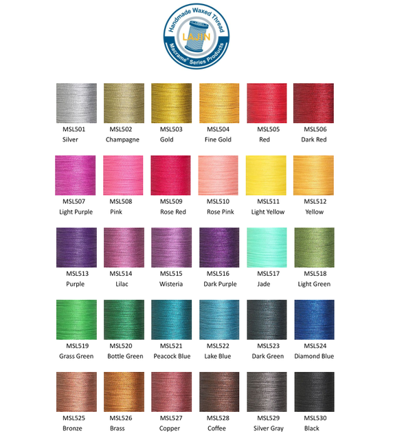Jewelry Thread  LAJIN  Waxed Polyester  Thread  M80(0.80mm)  35m/roll   DIY  Handmade Thread