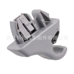 Mitsubishi Sun Visor <b>Hook</b> <b>Clip</b> MR779705 Gray Beige ABS Roof Mount Easy Installation - Product Image 4