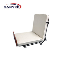 Lit pliant en métal de haute qualité, durable, moderne et portable, idéal pour les hôtels, les chambres, les hôpitaux, les bureaux et les écoles, fabriqué par Sanyee Source Factory.