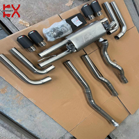 Système d'échappement haute performance en acier inoxydable de 1,5 mm d'épaisseur, soupapes à 2 entrées, finition sportive polie miroir pour X1 M35i X2