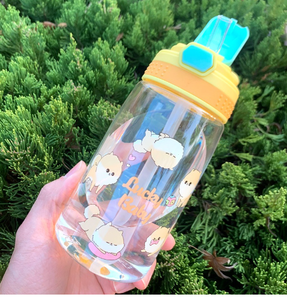 480ml People's Duckbill <b>Straw</b> Plastic Water Bottle, Popular/trendy Sports Water <b>Flask</b> - Product Image 6