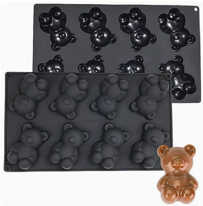 Nuevo <span class=keywords><strong>Molde</strong></span> de Silicona para Pastel con Forma de Osito, <span class=keywords><strong>Molde</strong></span> de Silicona para Pastel de Chocolate con Forma de Osito de Peluche - Product Image 2