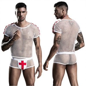 Nouvel ensemble de lingerie <span class=keywords><strong>sexy</strong></span> respirant à motif écossais taille haute pour <span class=keywords><strong>homme</strong></span>, costume de cosplay pour fête de carnaval, sous-vêtements tendance - Product Image 5