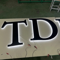 Enseignes en plexiglas rétroéclairées DakeSign OEM ODM pour la publicité et la décoration de cinémas et musées, en acier inoxydable, étanches IP65, conception gratuite