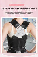 Vente flash Correcteur de posture dorsal, soutien dorsal, ceinture de correction de posture pour hommes et femmes