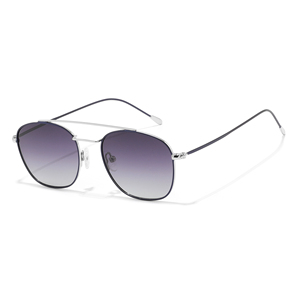 Gafas de Sol Polarizadas de Metal con Lentes TAC de Color Degradado, Doble Puente y Montura Completa para Viajes y Actividades al Aire Libre - Product Image 1