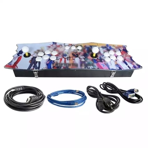 Arcade Trò chơi giao diện điều khiển kim loại cơ thể + Acrylic bảng điều khiển 3D cổ điển Trò chơi giao diện điều khiển 2 người chơi trò chơi hộp Arcade giao diện điều khiển video - Product Image 2