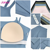 Ensemble Tenue de Sport Respirant Janya pour Femme – Débardeur Court et Leggings Taille Haute Extensibles – Deux Pièces pour Fitness et Entraînement