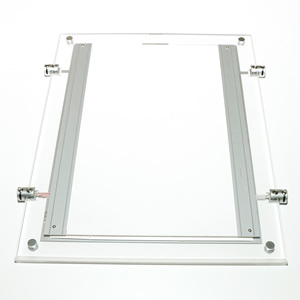 Cadres LED en cristal A4 A3 Boîte à lumière lumineuse suspendue Agent immobilier marketing - Product Image 6