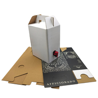 Serveur de boissons jetables avec impression personnalisée poignée en papier kraft boîte à café à emporter boîte en carton