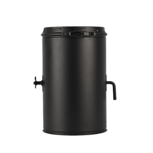 Tuyau <span class=keywords><strong>de</strong></span> cheminée en acier inoxydable isolé noir à <span class=keywords><strong>montage</strong></span> facile pour poêle à <span class=keywords><strong>bois</strong></span> autonome au design moderne - Product Image 4