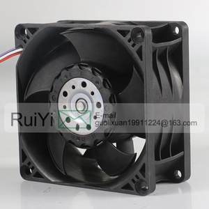 Alemanha Original 5V 12V 24V DC 48V 530mA 25W AC EC 8038 80X80X38MM 8CM Grande Volume de ar Inversor High-end 8418J/2H3 Ventilador - Product Image 5