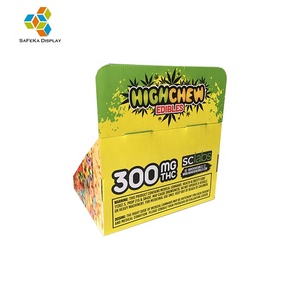 Có thể tái chế cửa hàng hàng hóa kẹo hiển thị đứng bán lẻ các tông hộp hiển thị cho kẹo Kệ giấy hiển thị - Product Image 4