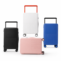 Valise Cabine Multifonctionnelle à Ouverture Frontale avec Poignée Large 20 Pouces 2026 – Sac de Voyage Facilement Accessible avec Poche Avant