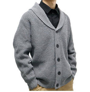 Cárdigan de <span class=keywords><strong>hombre</strong></span> de estilo Azteca Vintage étnico personalizado suéter de punto en relieve de talla grande cárdigan suéteres para otoño al por mayor 2025 - Product Image 6