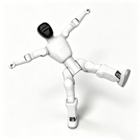 Robot humanoïde 70N.m à couple de genou, autoportant, équipement robotique électronique mécanique ZY 21 degrés de liberté ZY 48V 5.1Ah