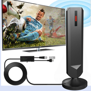 Promotion du jour de Noël : <span class=keywords><strong>Antenne</strong></span> numérique intérieure réversible |   Prêt pour 4K/8K, 360 °   Réception, pas de frais mensuels - Product Image 3