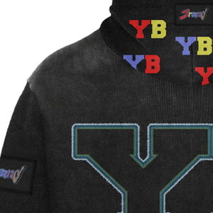 ชุดวอร์มแบรนด์ Unisex แบบมีซิปเต็มตัว พร้อมลายพิมพ์ YB และกระเป๋าแบบดาว ผลิตจากโพลีเอสเตอร์ระบายอากาศได้ดี เหมาะสำหรับใส่ในฤดูใบไม้ร่วง - Product Image 4