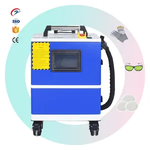 100W 200W 300W suitcase style pulse laser cleaning machine for rust removal painting remove machine