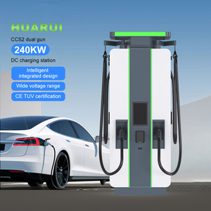 Nouvelle station <span class=keywords><strong>de</strong></span> recharge DC pour véhicules électriques haute vitesse 240 kW, verticale, à double borne, pour usage commercial, avec lecteur <span class=keywords><strong>de</strong></span> carte/QR <span class=keywords><strong>code</strong></span>, 95 %+ - Product Image 3