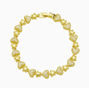 Collar de Mujer con Ojo de <span class=keywords><strong>Diablo</strong></span> y Flor, Chapado en Cobre de 18K con Circonitas - Product Image 5