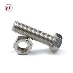 थोक 304 316 हेक्स बोल्ट वॉशर डिन931 हेक्स स्टेनलेस स्टील बोल्ट और नट सेट किट बोल्ट और नट उत्पादन लाइन - Product Image 2