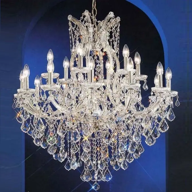 Lustre de prata diam 90cm de luxo, mais quente, luzes para decoração de casamento, sala de estar, maria teresa, lustre de cristal
