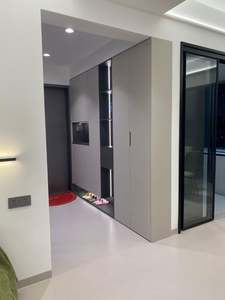 Modern Custom Solid Wood Waterproof <b>Shoe</b> Cabinet with Seat for Living Room Hotel Apartment or Entryway Wall Home Furniture - Product Image 5