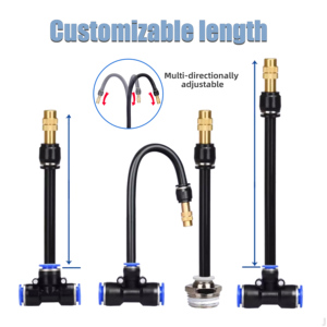Universal Metal Nozzle <b>Sprayers</b> for Gardens Greenhouses Aquariums-Fine Misting Watering Humidification Atomization Farms - Product Image 5