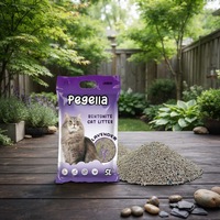 Litière pour chat en bentonite ultra-fine 5L, design classique traditionnel, agglomération rapide, faible poussière, forme de boule, confort et commodité ultimes