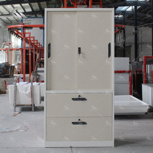 Kim loại đồ nội thất văn phòng thiết bị tập tin tủ 2 cửa thép ngăn kéo lưu trữ ngăn kéo ngực - Product Image 6