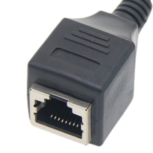 Câble adaptateur <span class=keywords><strong>Ethernet</strong></span> avec <span class=keywords><strong>prise</strong></span> mâle stéréo DC3.5mm vers <span class=keywords><strong>prise</strong></span> femelle RJ45 Cat6 avec débit de transfert de 1 Gbps - Product Image 2