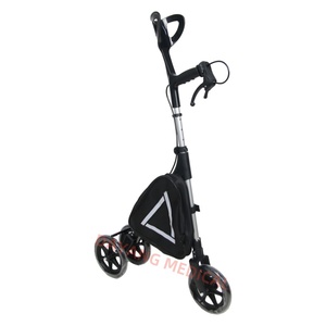 China mejor precio moderno hospital al aire libre telescópico plegable ancianos <span class=keywords><strong>caminar</strong></span> ayuda bastón con 3 ruedas - Product Image 1