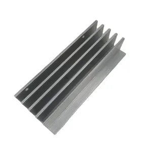 Custom 6000 Series Heatsink Aluminum Extrusion Profile Manufacturer's Milling Machining Durable Aluminum Profiles