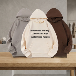 Sudaderas con Capucha Extra Grandes Personalizadas para Hombre, Estilo Urbano, 430 g/m², Sudadera con Capucha de Gran Peso, Bordado 3D - Product Image 3