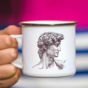 <span class=keywords><strong>Ebay</strong></span> Offre Spéciale Tasse en émail drôle Tasse de camping en émail en acier personnalisée Tasse <span class=keywords><strong>Presse</strong></span> à <span class=keywords><strong>chaud</strong></span> pour cadeau de Noël en émail - Product Image 2